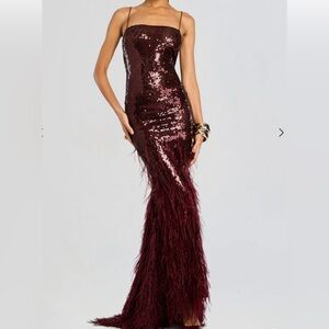 Retrofete-ODESSA SEQUIN FEATHER